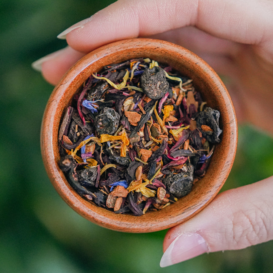 Blueberry Fruit & Flowers