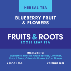 Blueberry Fruit & Flowers