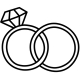 Wedding event icon