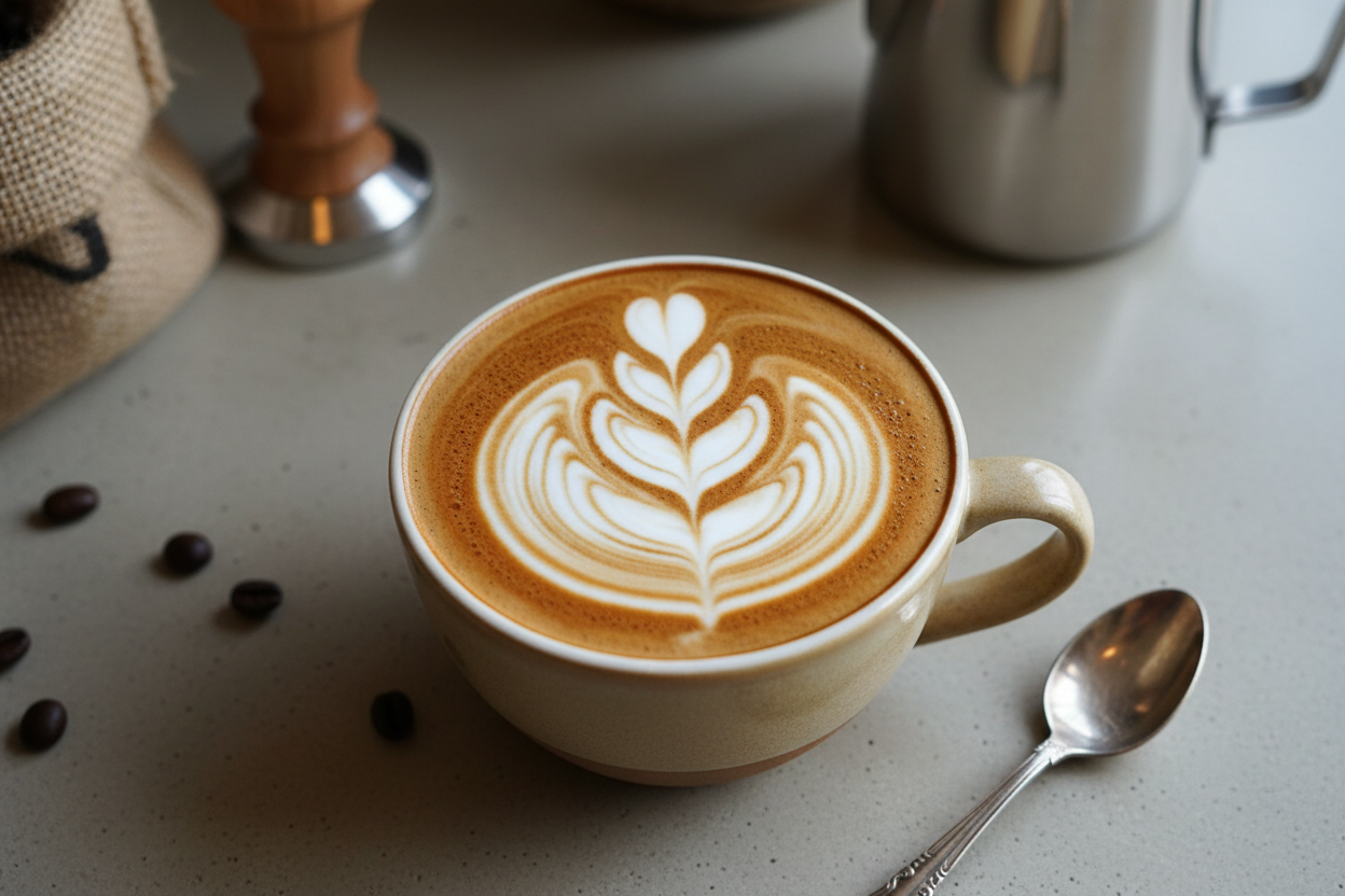 Coffee cart event background
